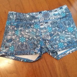 Blue athletic shorts